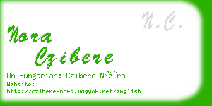 nora czibere business card